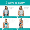 Infantino Carrier Flip 4-in-1 Light & Airy Convertible Light Gray