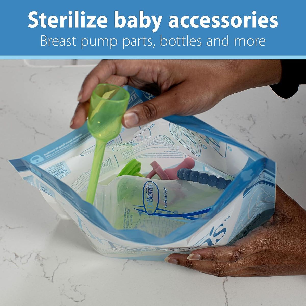 Dr. Brown's Microwave Steam Sterilizer Bags Pack of 5