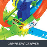 Hot Wheels Rapid Launch & Loop Track Set Standard Size Multicolour