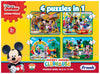Frank Disney Mickey Mouse Clubhouse 4 Puzzles In 1 3Y+