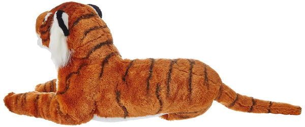 Wild Republic Cuddlekins Lying Tiger, Brown
