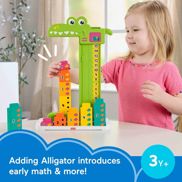Fisher-Price Preschool Learning Toy Adding Alligator