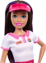 Barbie Skipper First Jobs Pizzeria Waitress Doll with Pizza Accessories