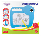 Giggles Mini Magnetic Doodle Board 2-in-1 – Multicolor