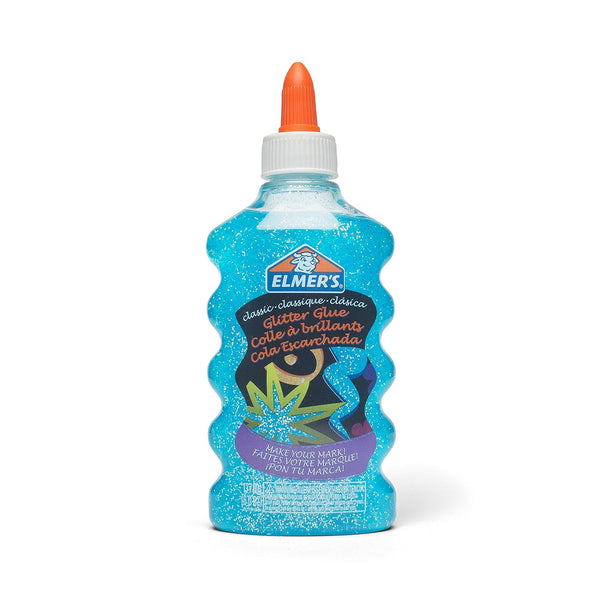 Elemers Glitter Glue 180 Ml Blue