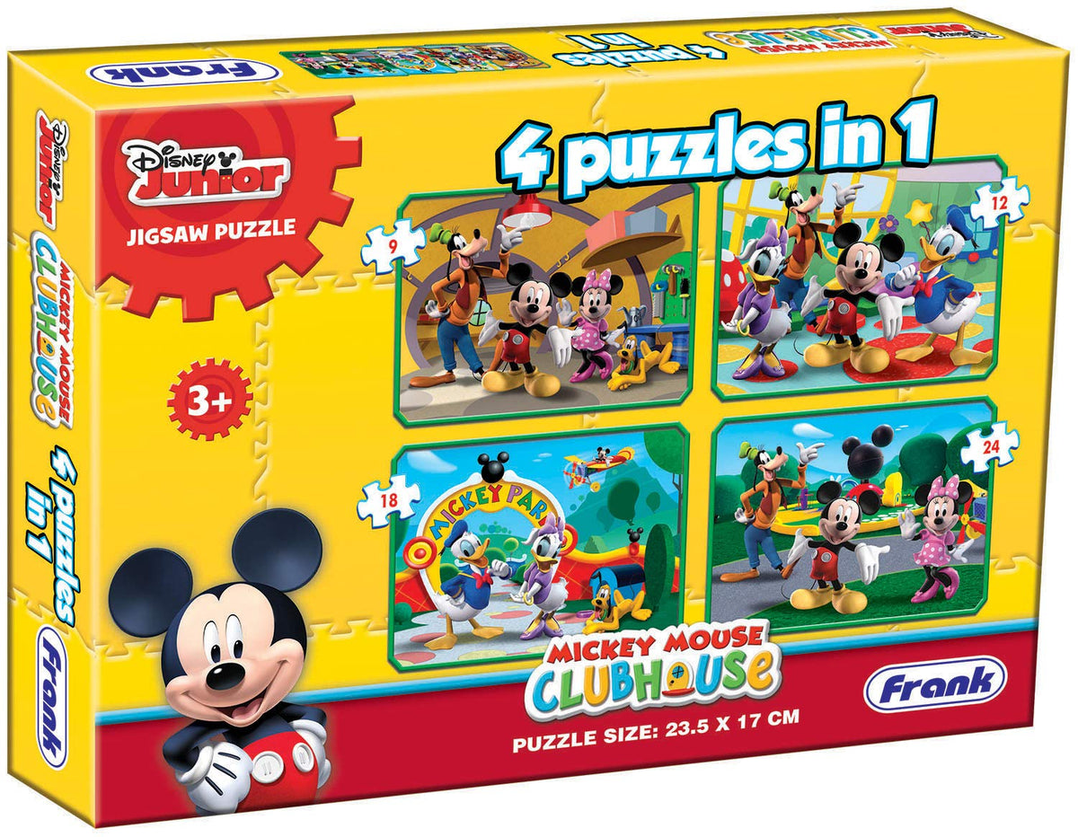 Puzzle Frank Disney Mickey Mouse Clubhouse 4 Puzzles in 1 3Y+ β Multicolour
