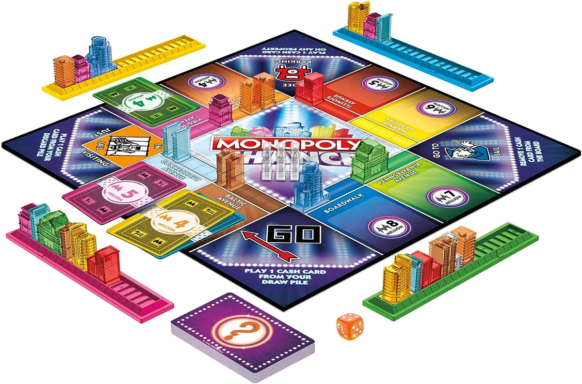 Hasbro Gaming Monopoly Chance Fast-Paced Board Game 8Y+ Multicolor