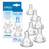 Dr. Brown's Natural Flow Level 4 9m+ Narrow Bottle Nipple - Pack Of 6