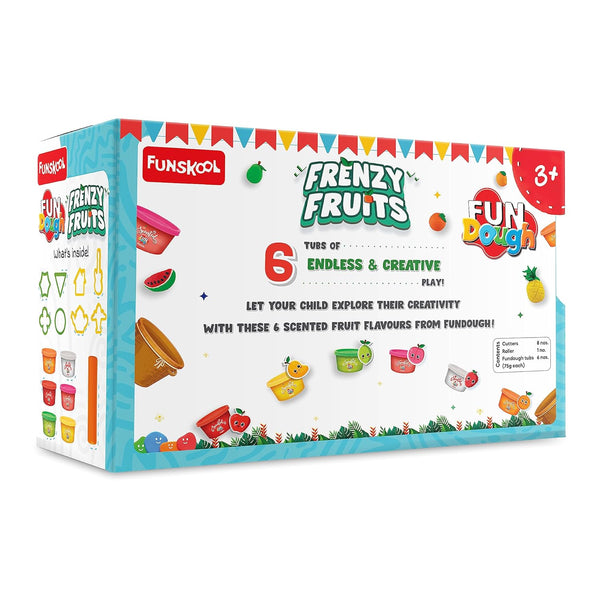 FunDough Clay Frenzy Fruits Activity Toy Scented