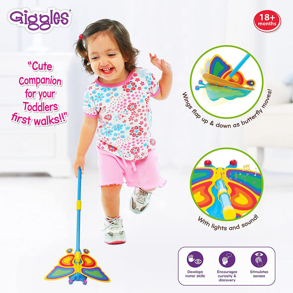 Giggles Betty The Butterfly Push Along Toy