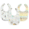 Abracadabra Muslin Bibs Set of 3 29 × 20 cm Sleepy Friends Multicolour