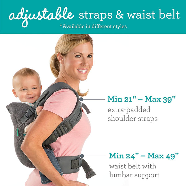 Infantino Carrier Flip 4-in-1 Light & Airy Convertible Grey
