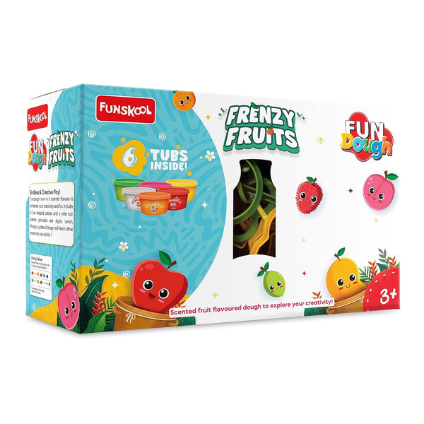 FunDough Clay Frenzy Fruits Activity Toy Scented