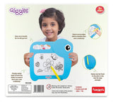 Giggles Mini Magnetic Doodle Board 2-in-1 – Multicolor