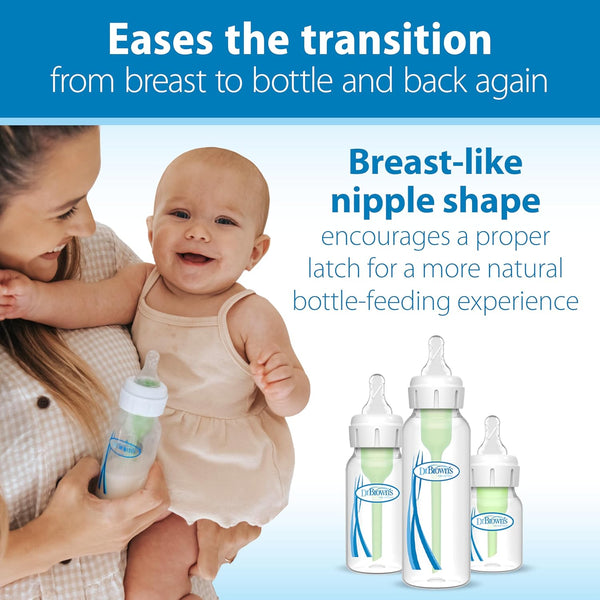 Dr. Brown's Natural Flow Level 3 6m+ Narrow Bottle Nipple - Pack Of 6