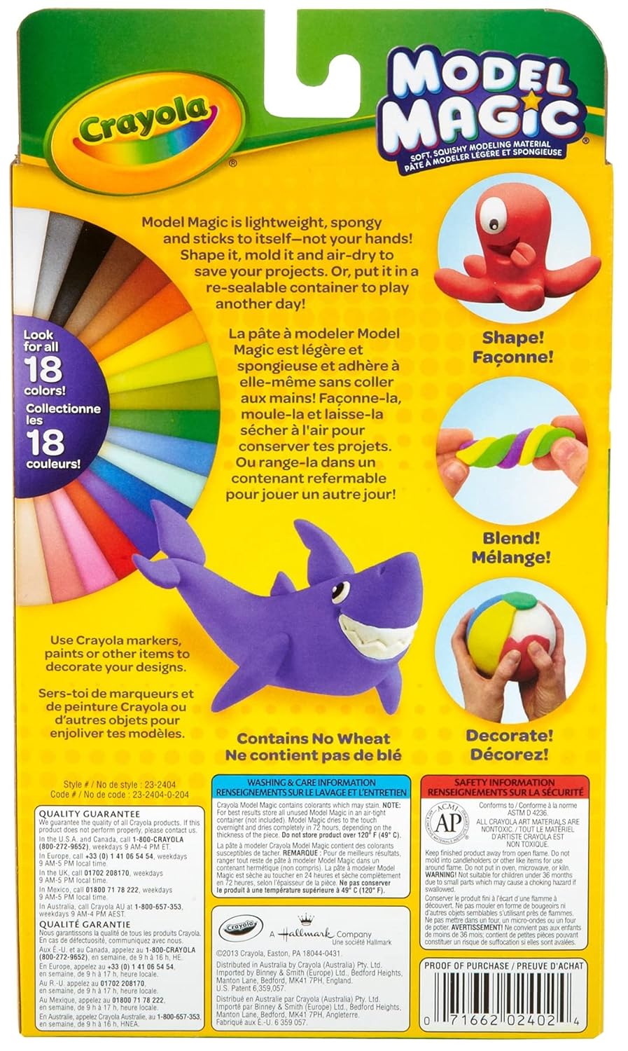 Crayola Model Magic, Secondary Colors, Alternative to Modeling Clay