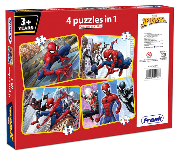 Frank Spider-Man 4 Puzzles in 1