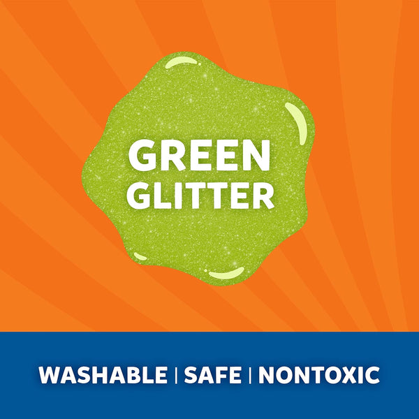 Elemers Glitter Glue 180 Ml Green