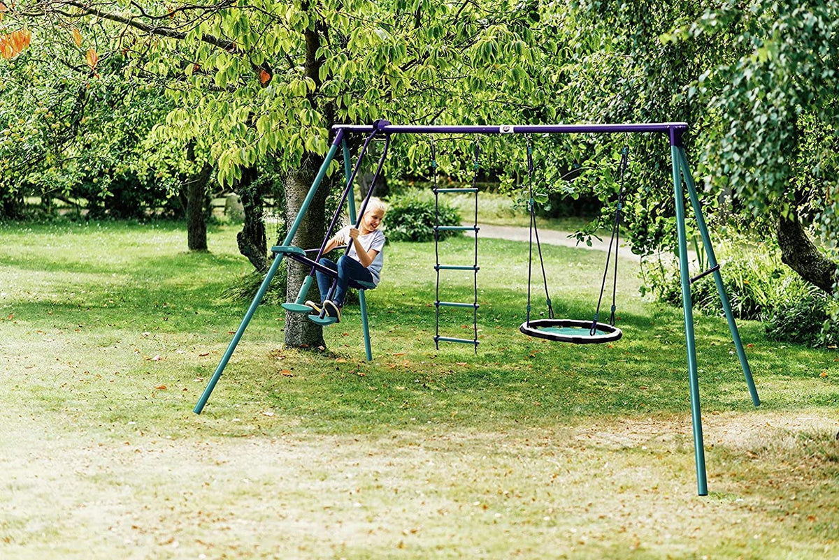 Plum Metal Multiplay Swing Set