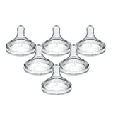 Dr. Brown's Level 3 Natural Silicone Nipple Wide Neck Pack OF 6