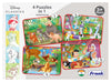 Frank 4 in 1 Disney Classics Jigsaw Puzzle 3Y+