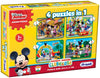 Frank Disney Mickey Mouse Clubhouse 4 Puzzles In 1 3Y+