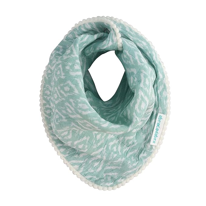 Abracadabra 3-Layer Muslin Bandana Bibs – Savanna, Pack of 3