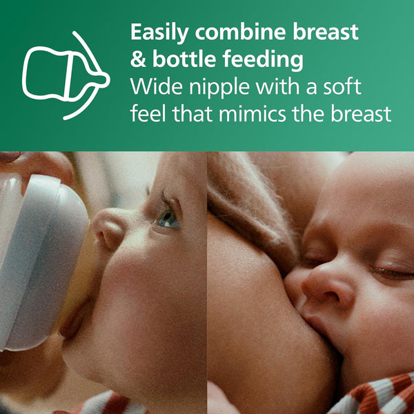 Philips Avent Natural Response Glass Baby Bottle 240 ml – SCY913/01