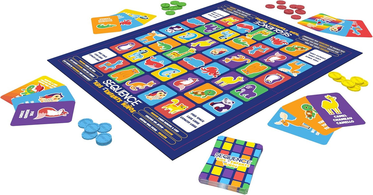 Funskool SEQUENCE for Kids Trilingual The 'No Reading Required' Strategy Game