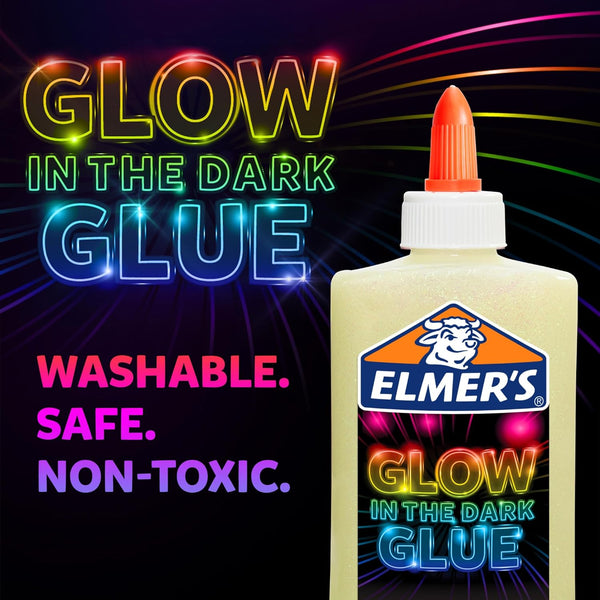 Elmers Glow in The Dark Liquid Glue 5oz-Natural