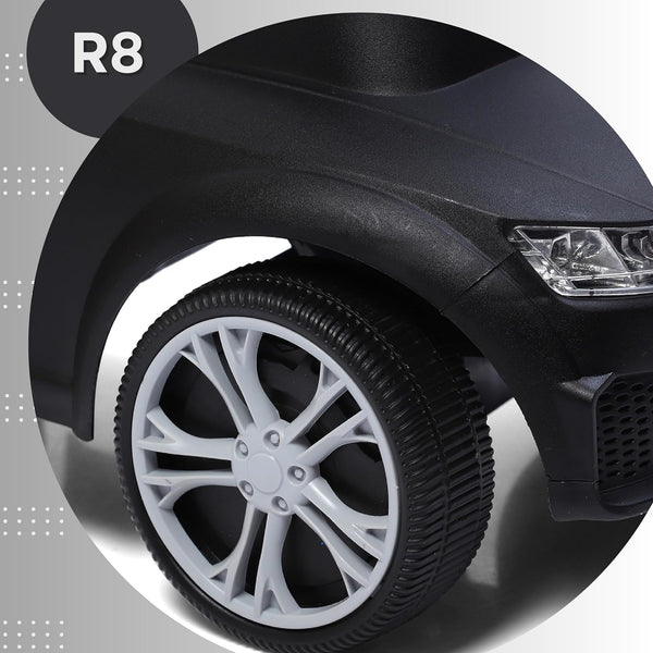 Dash R8 Kids Push Ride On with Horn, Music, Light, Backrest and Under Seat Storage - 1 to 3 Years