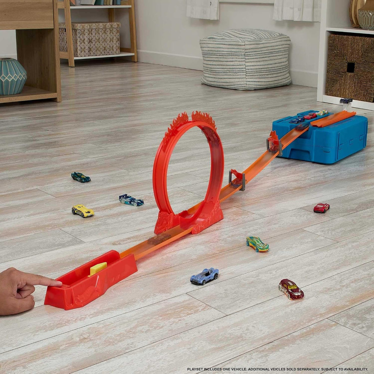 Hot Wheels Track Builder Flame Stunt Pack Standard Size Multicolour