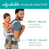 Infantino Carrier Flip 4-in-1 Light & Airy Convertible Light Gray