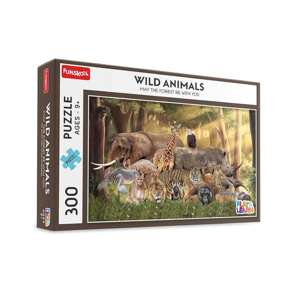 Funskool Wild Animals Jigsaw Puzzle Game - 300 Pieces
