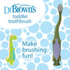 Dr Browns Toddler Toothbrush, Dinosaur Green