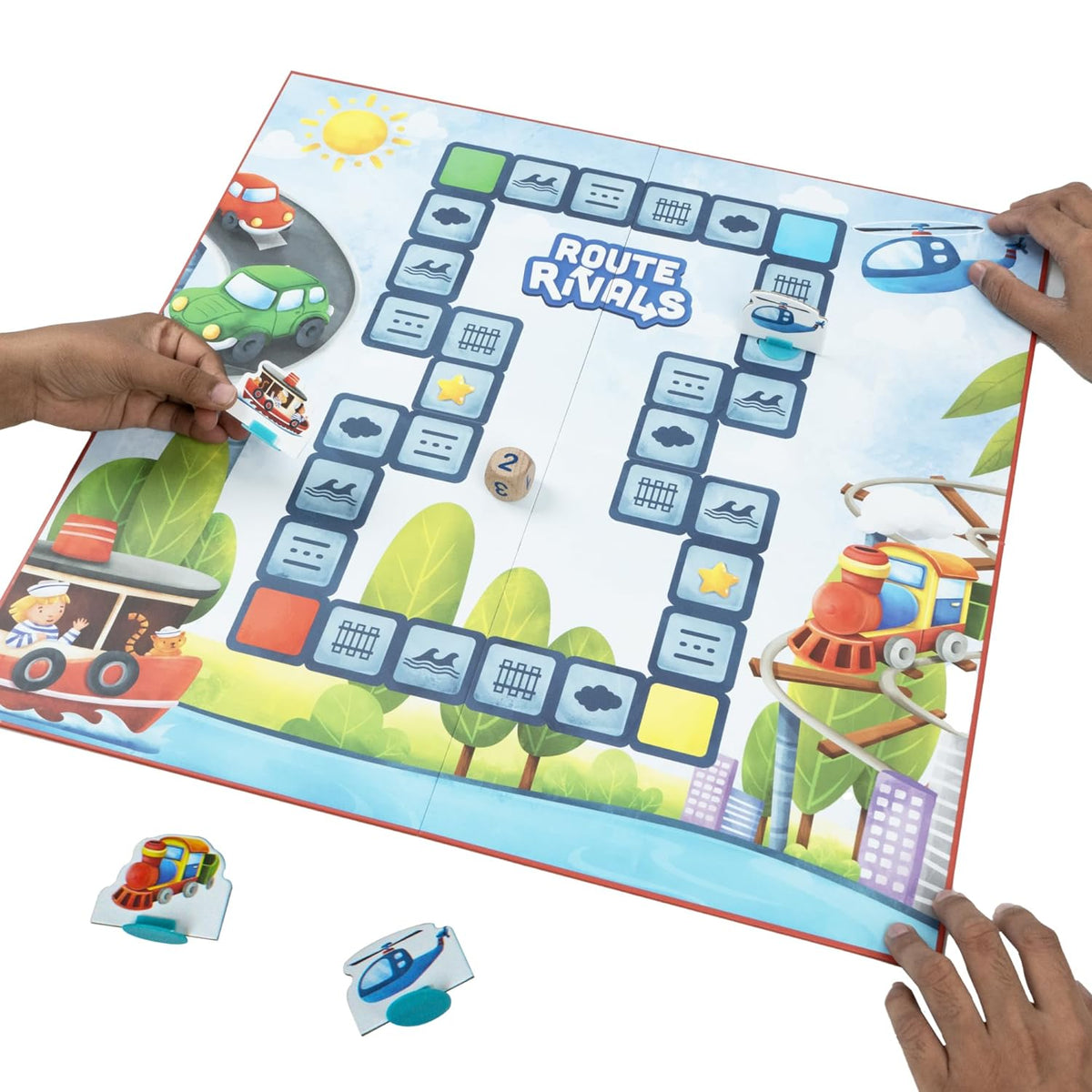 LoveDabble Route Rivals Travel Board Game 4-99Y Multicolor