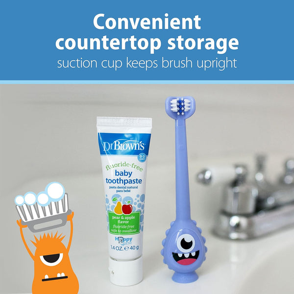 Dr Browns ToothScrubber Toddler Toothbrush - Monster