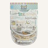 Abracadabra Muslin Bibs Set of 3 29 × 20 cm Sleepy Friends Multicolour