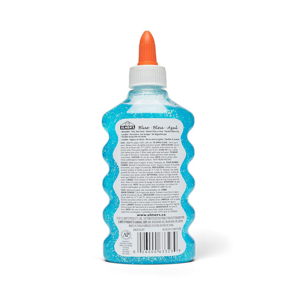 Elemers Glitter Glue 180 Ml Blue