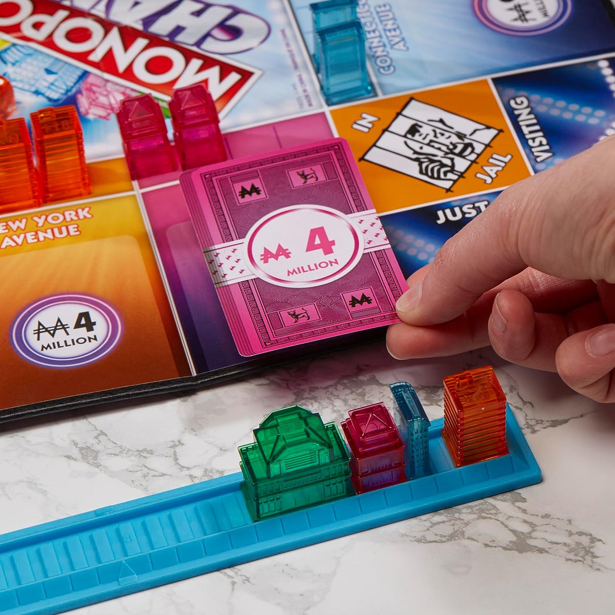 Hasbro Gaming Monopoly Chance Fast-Paced Board Game 8Y+ Multicolor