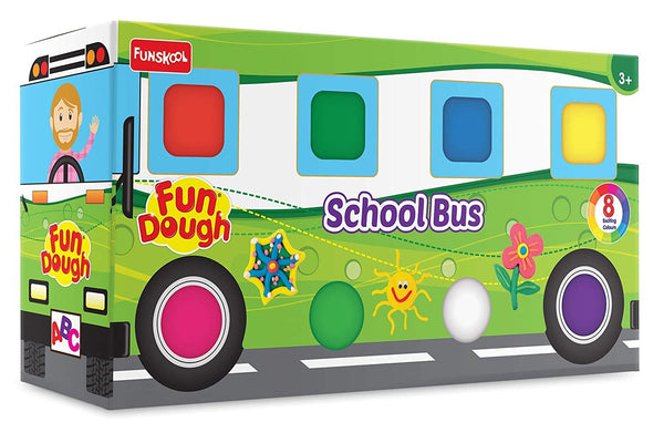 FunDough Clay School Bus