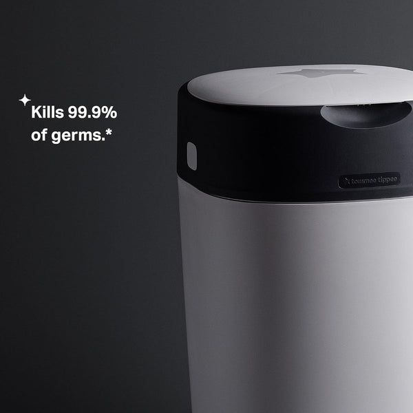Tommee Tippee Twist and Click Advanced Nappy Disposal Sangenic Tec Bin - White