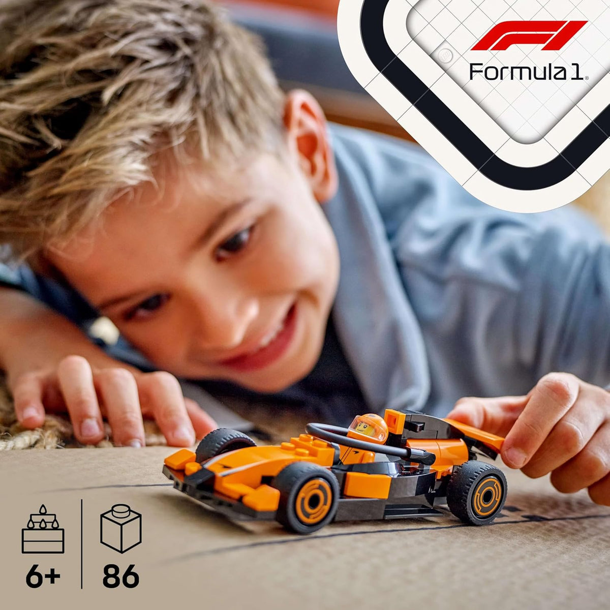 LEGO City F1 Driver with McLaren Race Car 86 Pieces Multicolour
