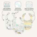 Abracadabra Muslin Bibs Set of 3 29 × 20 cm Sleepy Friends Multicolour