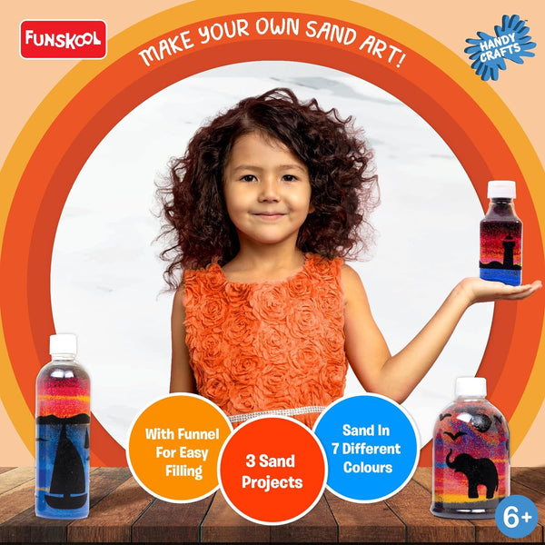 Art & Craft Kit Funskool Handycrafts Sandscape Wonders 6Y+ – Multicolour