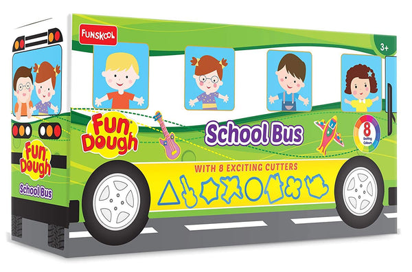 FunDough Clay School Bus