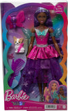 Barbie 7-Inch Long Hair Brooklyn Doll With 2 Fantasy Pets & Dress, From A Touch Of Magic