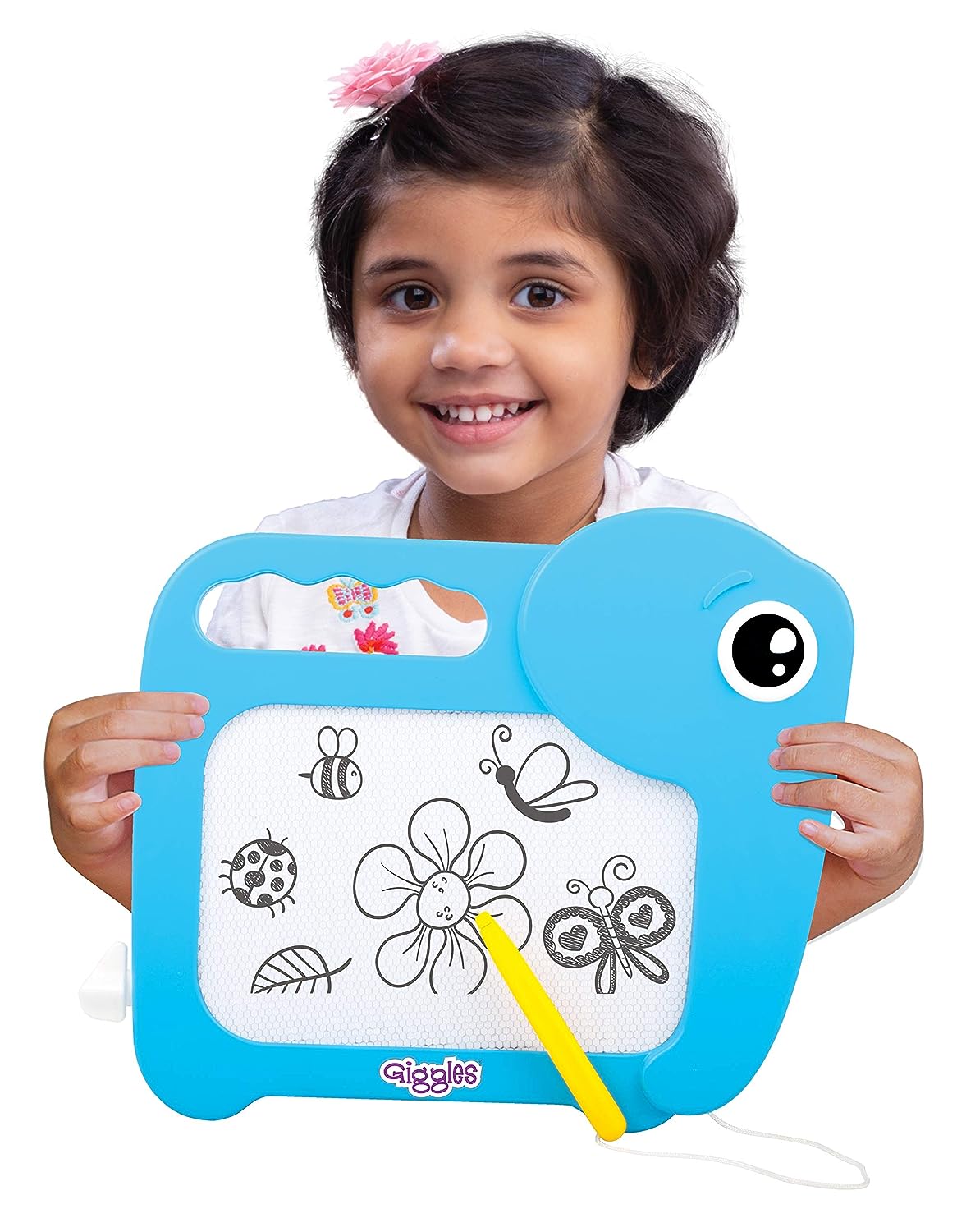 Giggles Mini Magnetic Doodle Board 2-in-1 – Multicolor