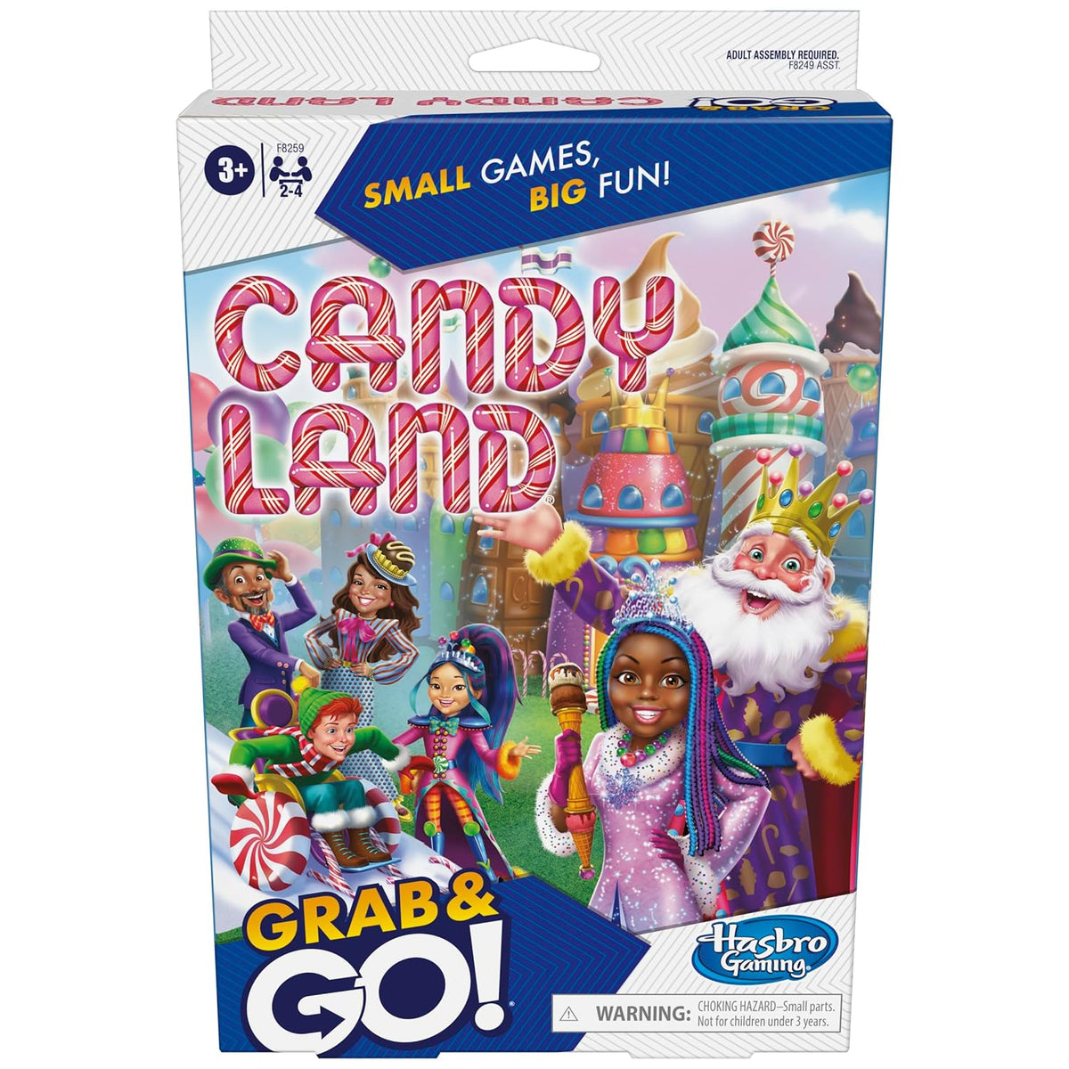 Hasbro Gaming Candy Land Grab and Go 2–4 Players 3Y+ – Multicolor