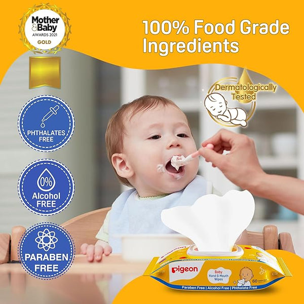 Pigeon Baby Wipes (60 sheets)